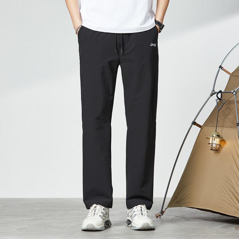 JEEP Men's Lightweight Breathable Straight-Leg Outdoor Sport Pants