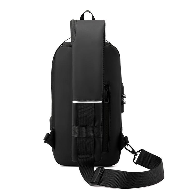 1 Stück Herren Passwort Diebstahlsichere Brusttasche, Sport Herren Brusttasche, Trendige Herren Umhängetasche, Lässige Multifunktionale Crossbody-Tasche