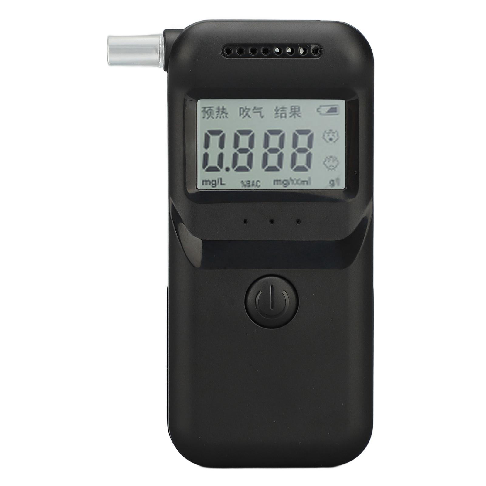 

Цифровой алкотестер Портативный анализатор дыхания ЖК-дисплей Высокая точность Тестер алкоголя 4