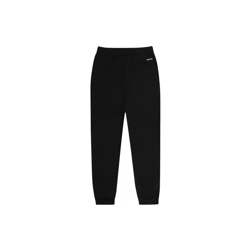 MLB New York Yankees Solid Color Mid-Rise Cuffed Knit Joggers Unisex bottoms Black 31PT01111-50L