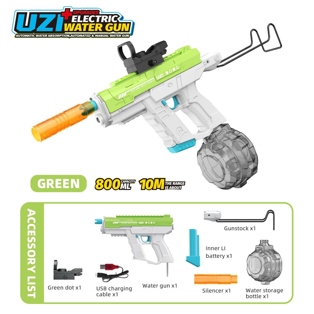 New Electric Water Gun High Pressure Long Range Shoot Automatic Water Absorption M416 Electric Water Gun Children Toy Gift