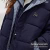 unifree Faux Two-Piece Collegiate Puffer Jacket