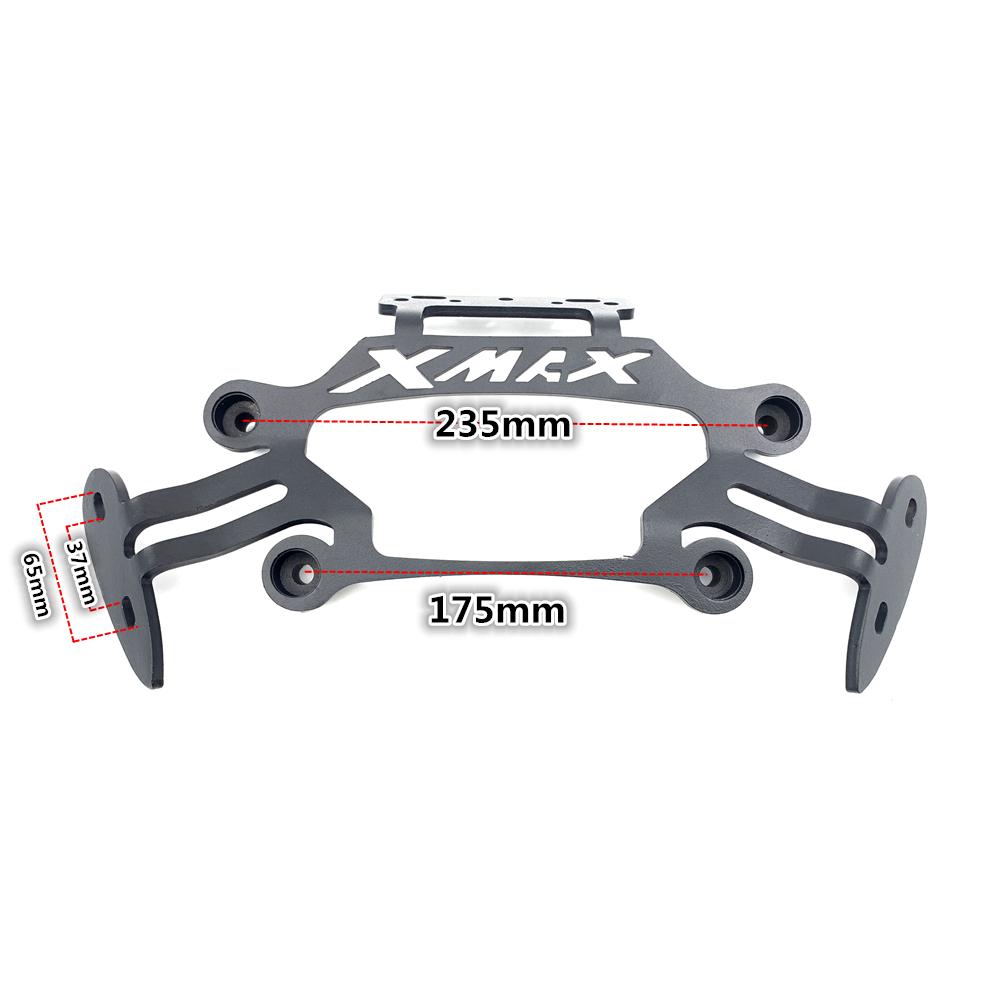 Motorcycle XMAX300 Rear View Mirrors Front Fixed Phone Bracket Rearview Holder For Yamaha XMAX250 XMAX 300 X-MAX 250 125 400