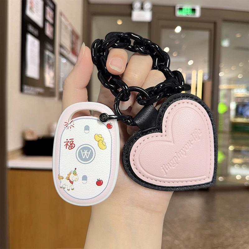 Aima Electric Scooter Key Cover Bag for Luna, Yangwang, Aiqi, Xiaolong Q7, Duoduo, and Little Gold Bean Remote Controls for Women