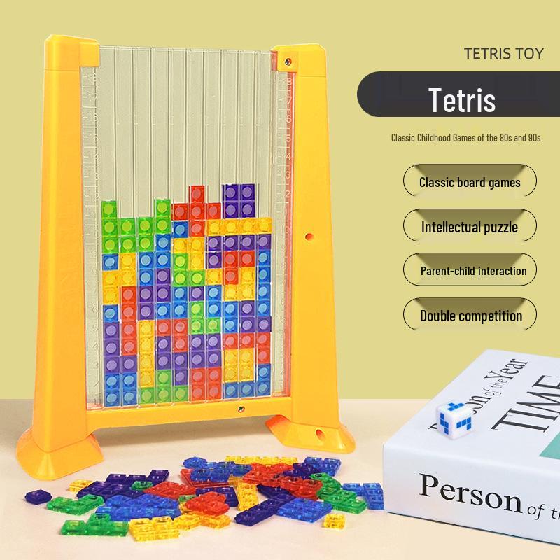 3D Tetris Crystal Puzzle Toy for Logical Thinking Training