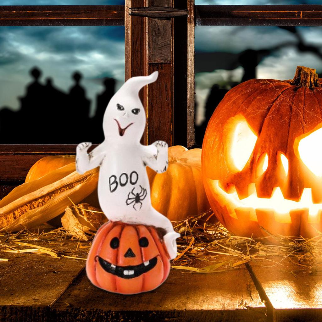 Figurine Halloween Decoration Collectible Fashion Desktop Ornament Home Decor for Garden Fireplace