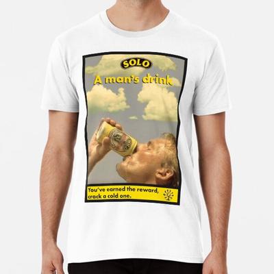 Solo Advertisement Premium T-Shirt S To 5XL Made In the AU/USA T-Shirt