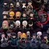 Demon Slayer Anime Figure Toy - Kimetsu No Yaiba Q Version - Sitting Tanjiro Nidouzi Inosuke Zenizu PVD Figurine Model Doll Gift