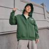 Li Ning Lettered Cardigan Hooded Long Sleeve Sports Jacket Unisex Jacket Fog-Pine-Green AWDU857-2