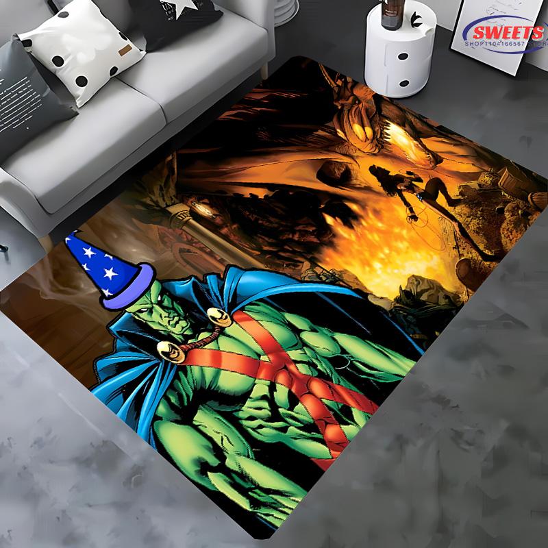 

New Shelves! DC Martian Manhunter Carpet,Living Room Bedroom Office Area Children s Room of Choice,Non-slip Machine Washable Mat 40x60cm (16x24in)