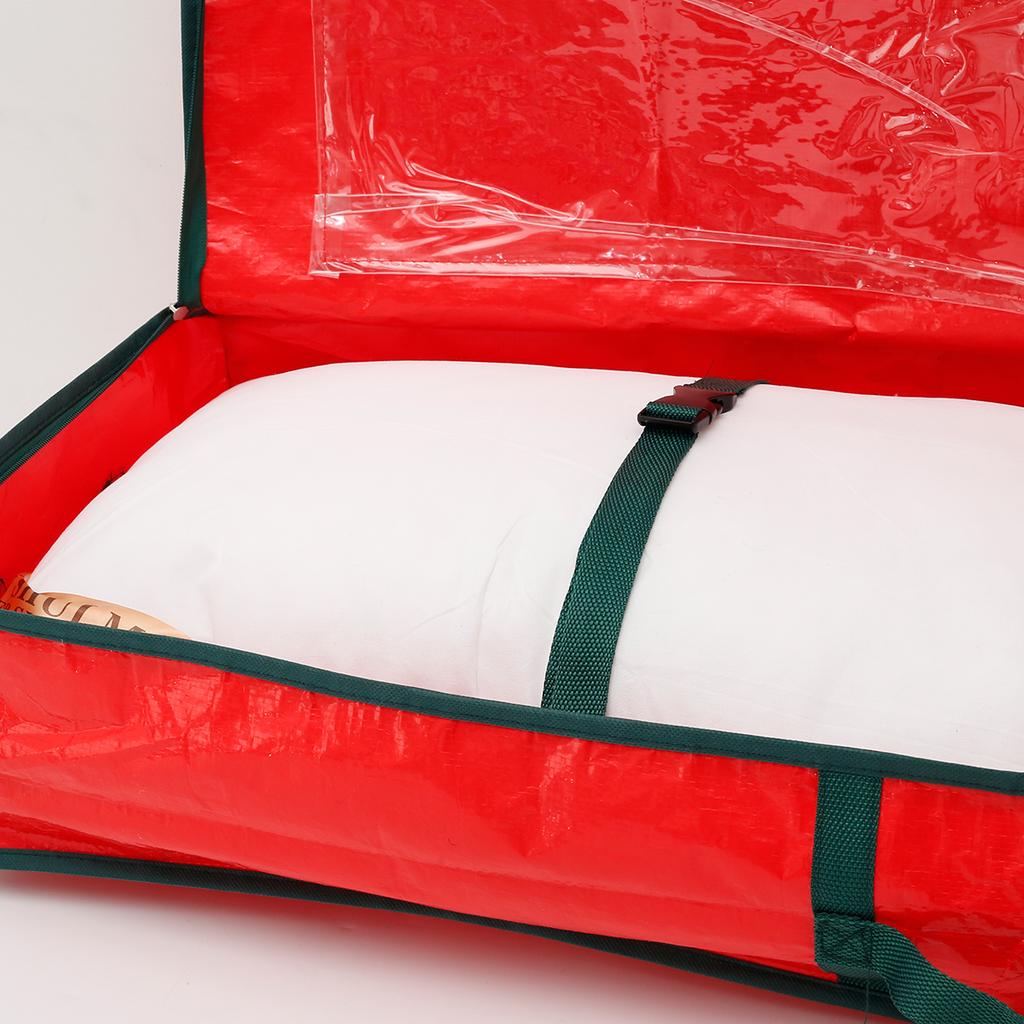 Świąteczna Torba do Przechowywania Papieru do Pakowania Wodoodporny Organizer do Przechowywania Pod Łóżkiem ze Wzmocnionymi Uchwytami Pudełko do Przechowywania Papieru do Pakowania Świątecznego