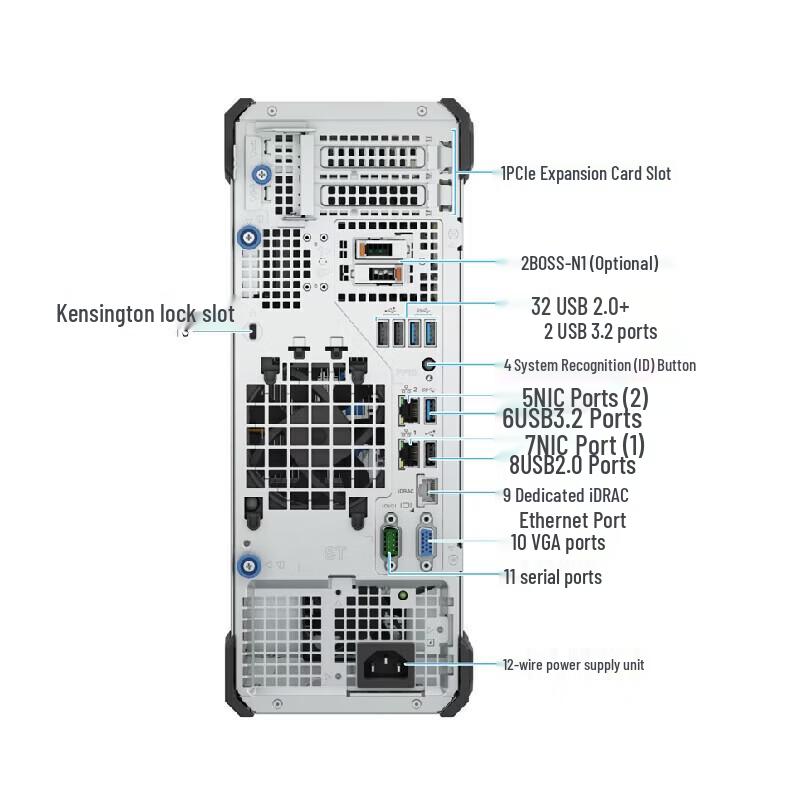 Dell PowerEdge T160 Tower Server (CN version)