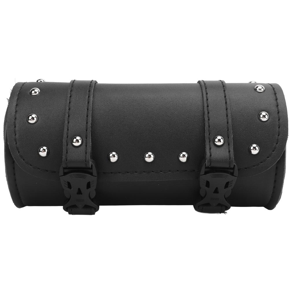 1Pcs Motorcycle Tool Bag Black 2 Strap Buckle Closure Tool Waterproof Wear Resistant Multifunctional for Motorbike