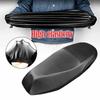 Black Motorcycle Seat Cover Non-slip Dustproof Seat Protector Breathable Waterproof Sunscreen Scooter Cushion