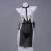 Sexy Lingerie For Women Low Cut Crotchless Bodysuit Erotic Underwear Set Sex Bodysuit Transparent Sexy Porno Nightie