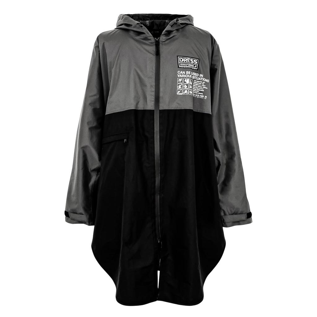 Dress Packable Rain Size Rain Rain Disaster Rain and Poncho, L, Rainwear, Jacket, Suit, Preparedness, Gear, Outdoor, Fishing, Men's Women's