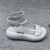 Women Platform Sandals 5cm Wedges Heel Sandals Mesh Open toe Height Increasing Ladies Summer Casual Shoes