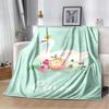 HD Cartoon Cute Swan Cygnus Soft Plush Blanket,Flannel Blanket Throw Blanket for Living Room Bedroom Bed Sofa Kids Cover Gitt 3D