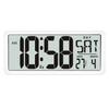 Multi-Functional Big Screen Number Digital Alarm Clock Square Wall Clock Series 13.8inch Large Digital Jumbo Electronic Clock