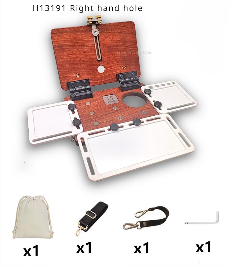 

H1319 1Painting Box Wooden Removable Oil Painting Watercolor Portable Art Painting Tool Outdoor Sketching Creation Palette Cases