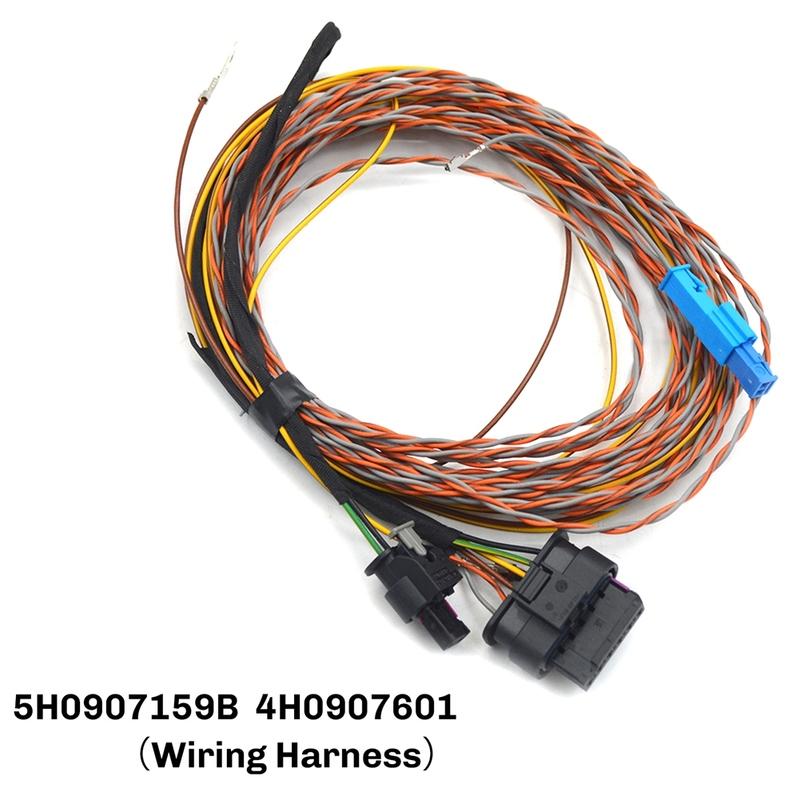 Car Exhaust Sound Horn Simulator Wiring Harness 5H0907159B, 4H0907601 For Porsche Cayenne For VW For