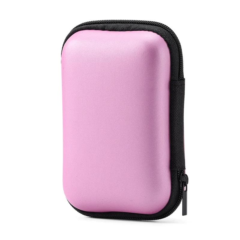 

EVA Travel Protective Case, Multifunctional Large Capacity Waterproof Storage Bag, Data Cable Storage Bag рожевий