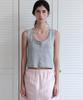 ANDNEEDS Lazy Punching Sleeveless (Melange Gray)