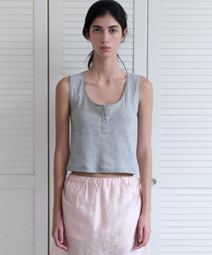 ANDNEEDS Lazy Punching Sleeveless (Melange Gray)