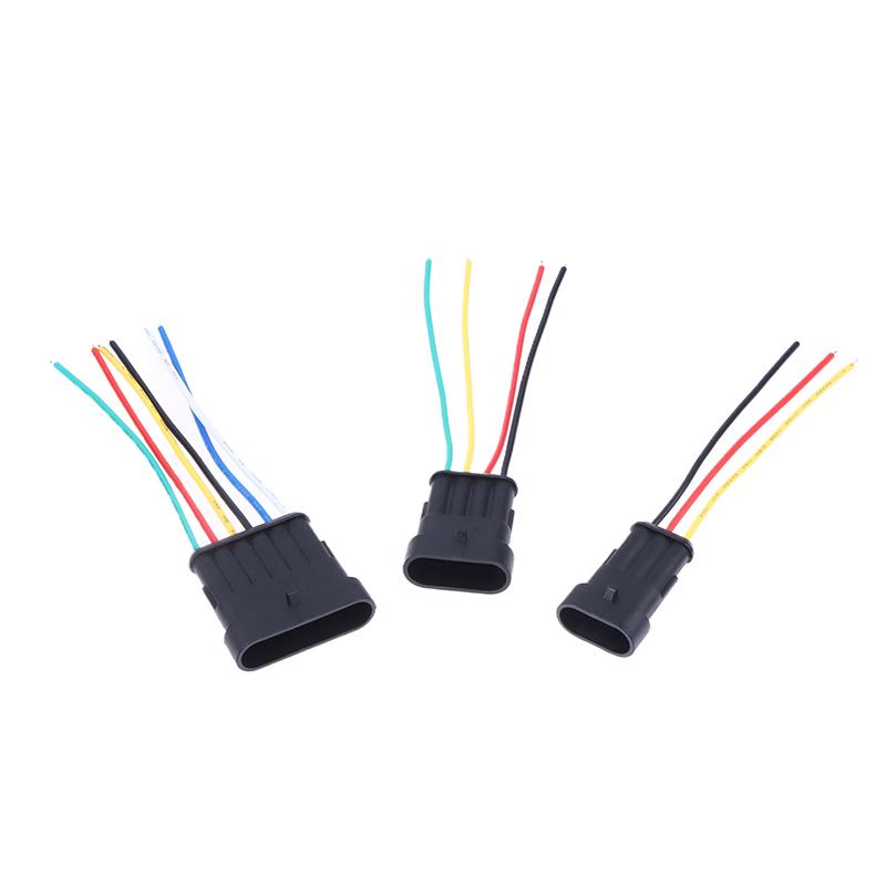 1/2/3/4/5/6 Pin Way Electrical Wire Connector, 18Awg Male Female Plug Socket, Quick Disconnect Wire Connectors For Car, Truck