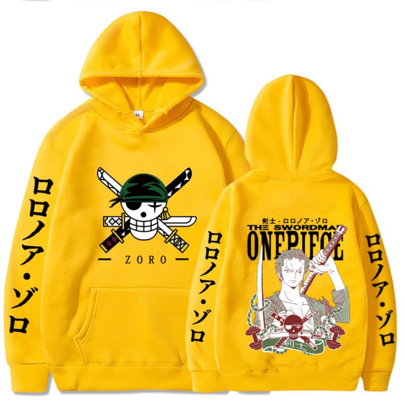 Anime One Piece Hoodie Print Pullover Tops Loose Casual Fashion Uniex Pullover Sweatshirt Dropship Clothing Man Women Streetwea