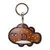 Leather Cartoon Candlestick Keyring Cartoon Candlestick Design Holiday Gift Keychain  Bag Charm