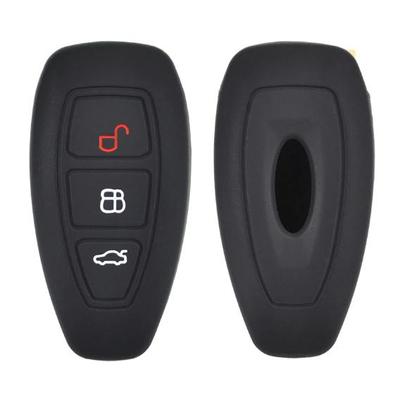 3-Tasten-Silikon-Auto-Fernschlüsselhülle für Ford Focus RS Fiesta Mondeo B-Max Grand C-MAX S-MAX Galaxy