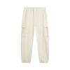 Li Ning Badfive Solid Color Mid Waist Drawstring Versatile Knitted Sports Pants Men Bottoms AKLW011-1