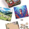 Animal Series 2D Wooden Jigsaw Puzzle - Educational Anime Cartoon Gift for Children