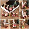 Hot Xmas Tree Exquisite Christmas Ornaments Santa Clause Resin Craft Miniature Figurine