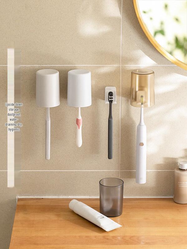 LIEI Suction Cup Wall-Mounted Electric Toothbrush Holder