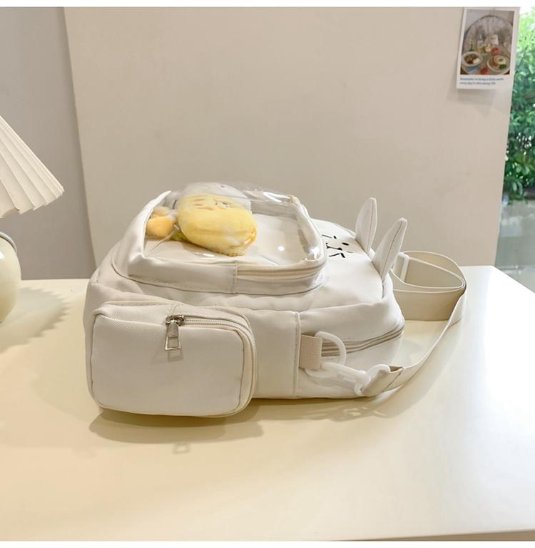 Студенческая сумка через плечо большой емкости с кошачьим принтом для девочек — фото 11