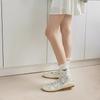 Spring Autumn Sweet Cotton Lolita Ballet Style Ultrathin Breathable Socks for Women Lace Bow Piles of Socks