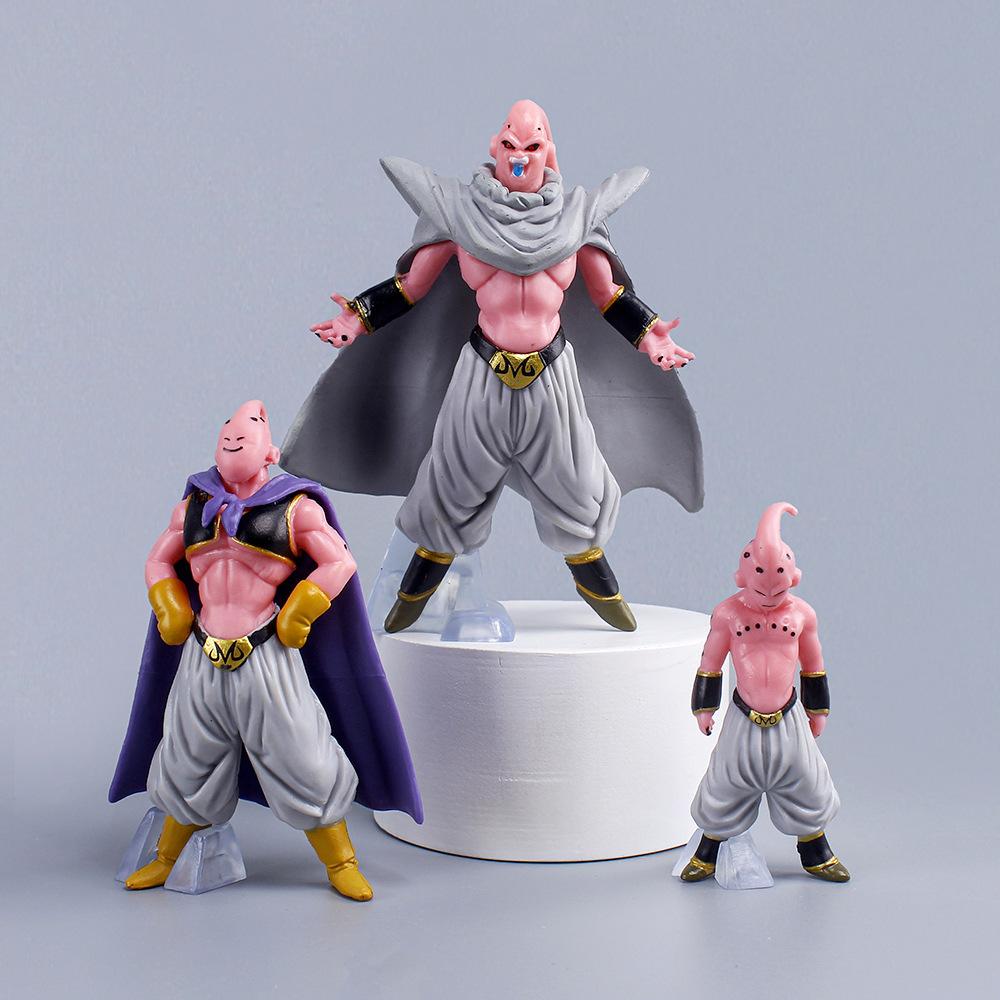 Dragon Ball Z Anime Figure All Forms Majin Buu GK Muscle Fat Buu Statue  Boy Gift Collection