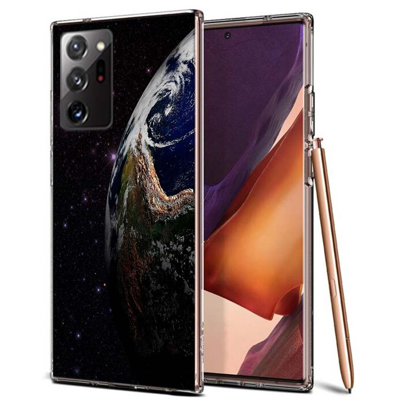 Earth, Stars, Space Phone Case for Samsung A55 A35 A25 A15 A07 A05S A16 A17 A26 A36 A37 A56 A57 Galaxy Note 20 10 A50S A71 A51 A