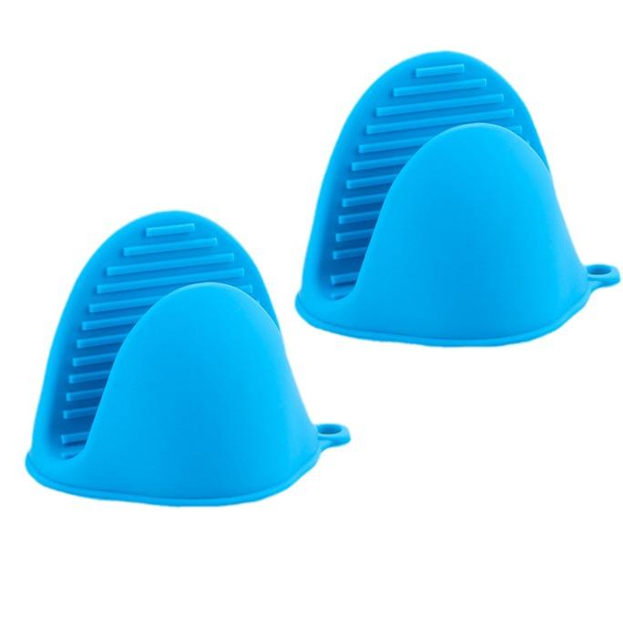 Thickened Silicone Heat-Resistant Gloves - 300°C Oven & Microwave Insulation for Baking & Plate Removal
