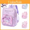 Cute Melody Cinnamoroll Cartoon Pu Leather School Backpack For Teenagers