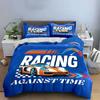 Racing Car Against Time Design Bedding Duvet Cover Set Duvet Cover Pillowcases  (1*Duvet Cover 2*Pillowcases, without duvet insert)