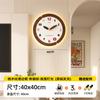 Round Digital Wall Watch Living Room Restaurant Fashion Creative Design Bedrooms Clock Wall Luxury Horloge Murale Home Decor