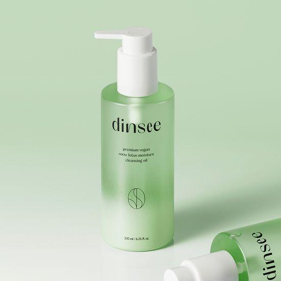 dinsee premium vegan snow lotus hyaluronic acid moisturizing cleansing oil 200ml