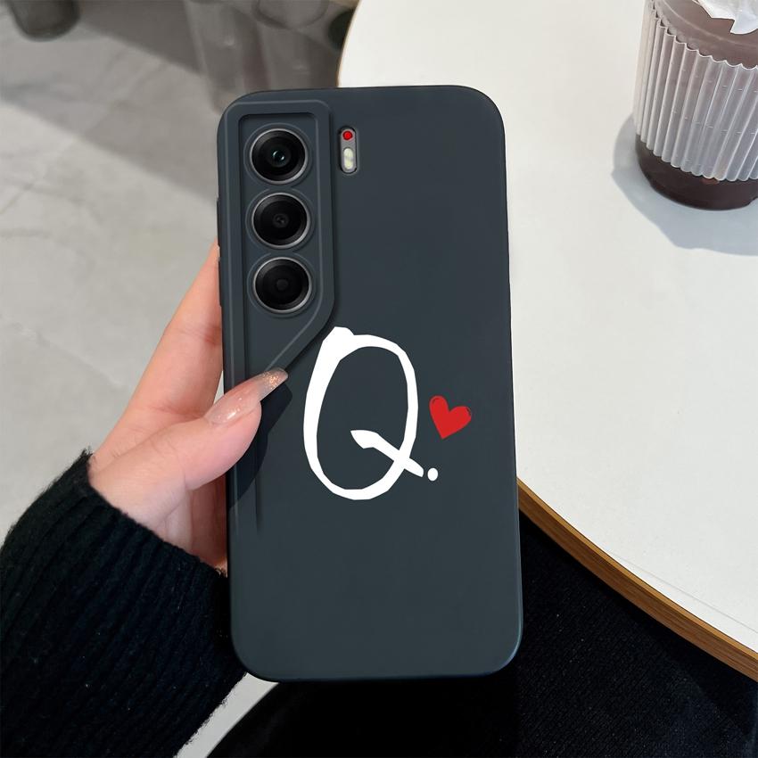 For Tecno Camon 40 30 30S 20 Pro Premier Pop 8 9 Phone Case Fashionable Creative Letter Pattern Soft Liquid Silicone Anti Slip Shell For Tecno Housing