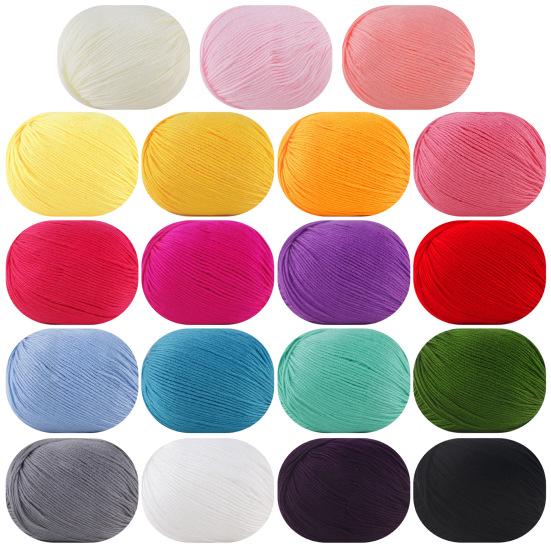 1 Roll Multi-purpose Yarn Skeins Anti-static Blend Fabric Hand Knitting Crochet Thread for Crocheting Project