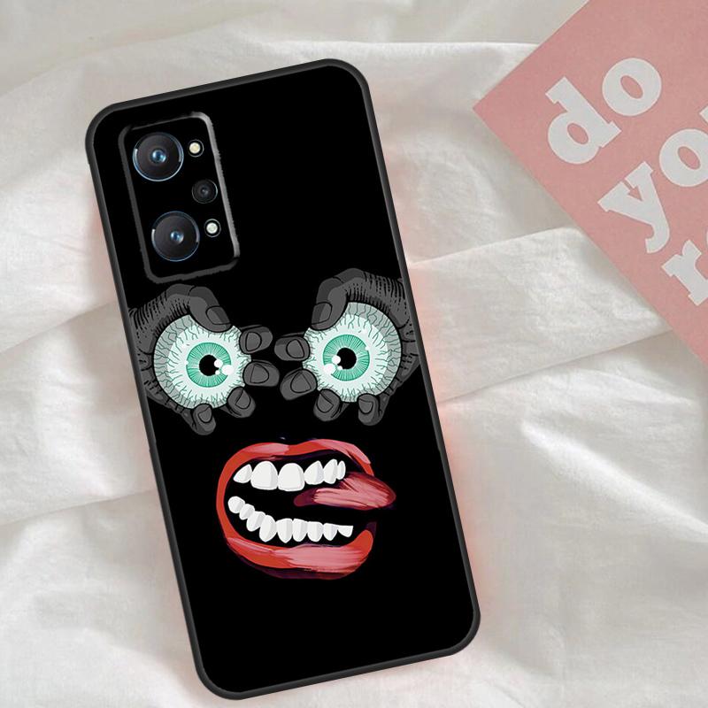 Monster Eye Hand Case For Realme C75 C63 C61 C65 C67 C55 C51 C53 C35 C71 15 11 12 13 14 Pro Plus GT6 GT7 Pro