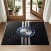 Chelsea FC Design Crystal Velvet Rug Soft Decorative Mat for Bedroom Entrance