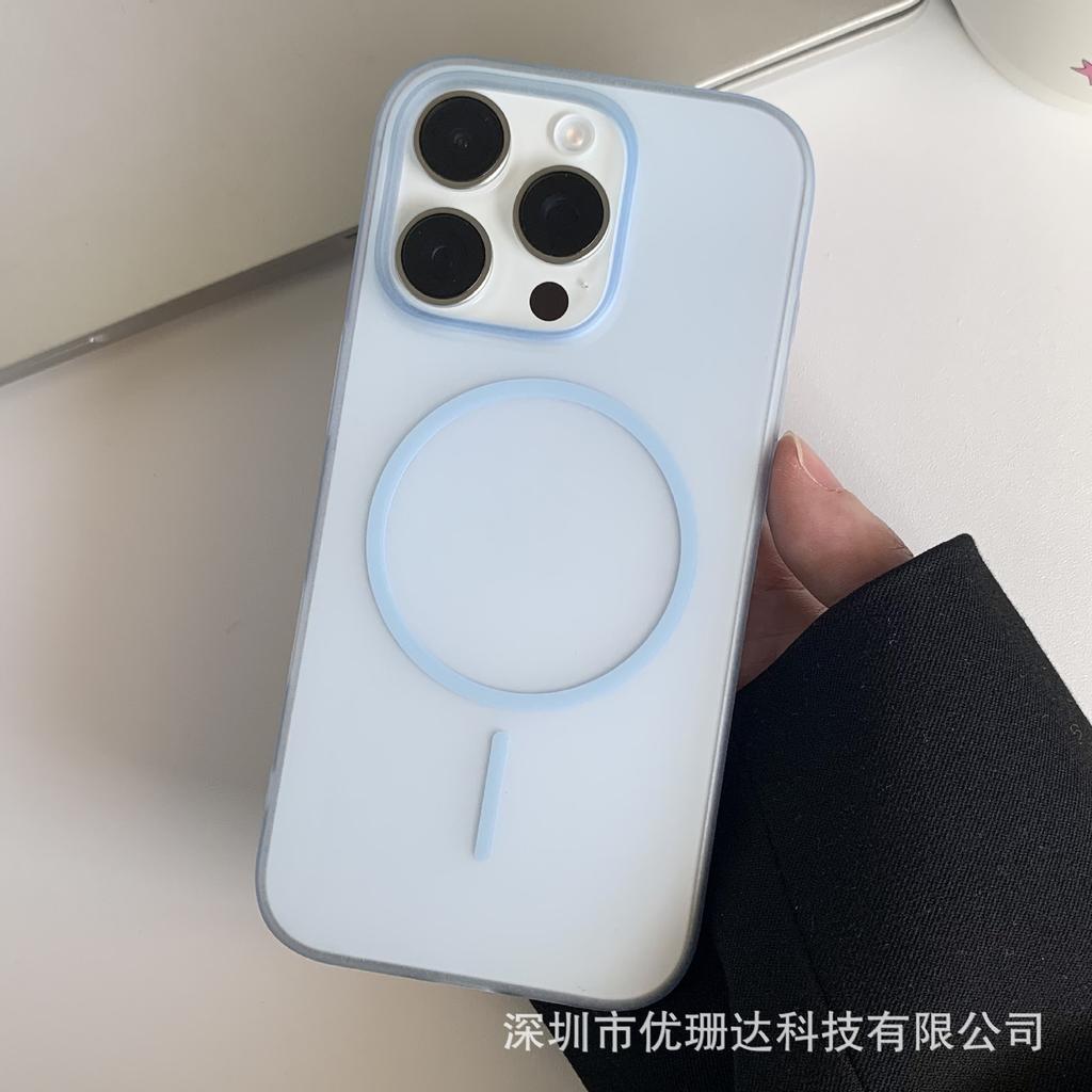 Applicable to iPhone11promax rock sand particle magnetic suction fine ring mobile phone case Apple 11/11 ultra-thin, protective case